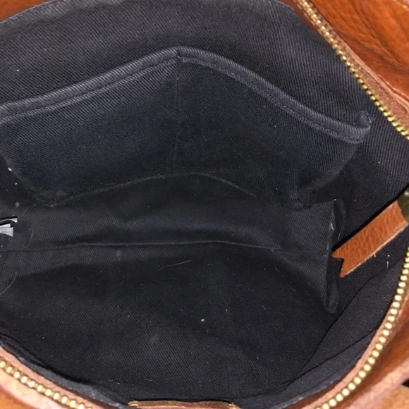 Madewell Brown Leather & Suede Tote Crossbody - Picture 6 of 8